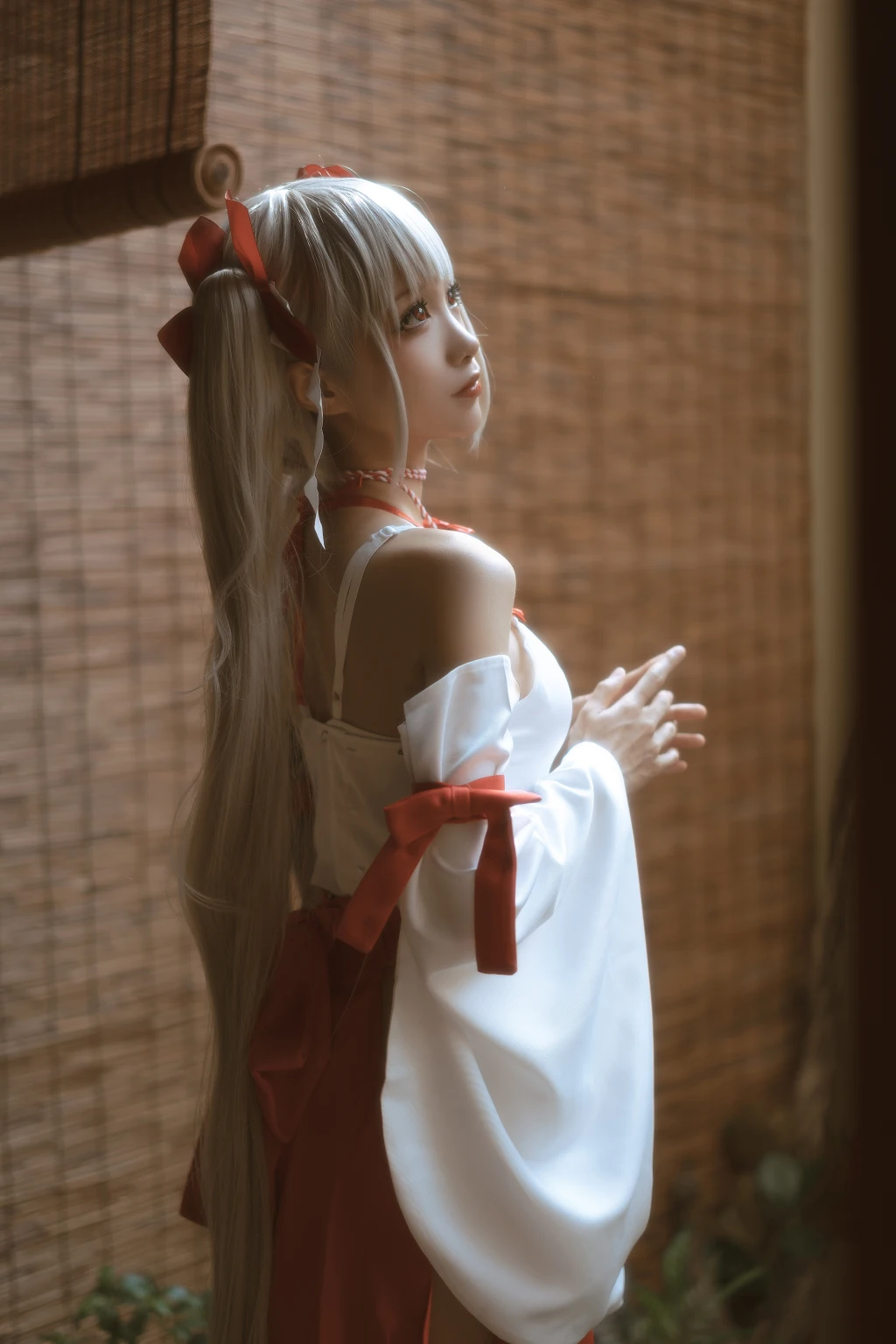 Coser蠢沫沫 chunmomo Vol132 可畏 巫女 55 photos - 33