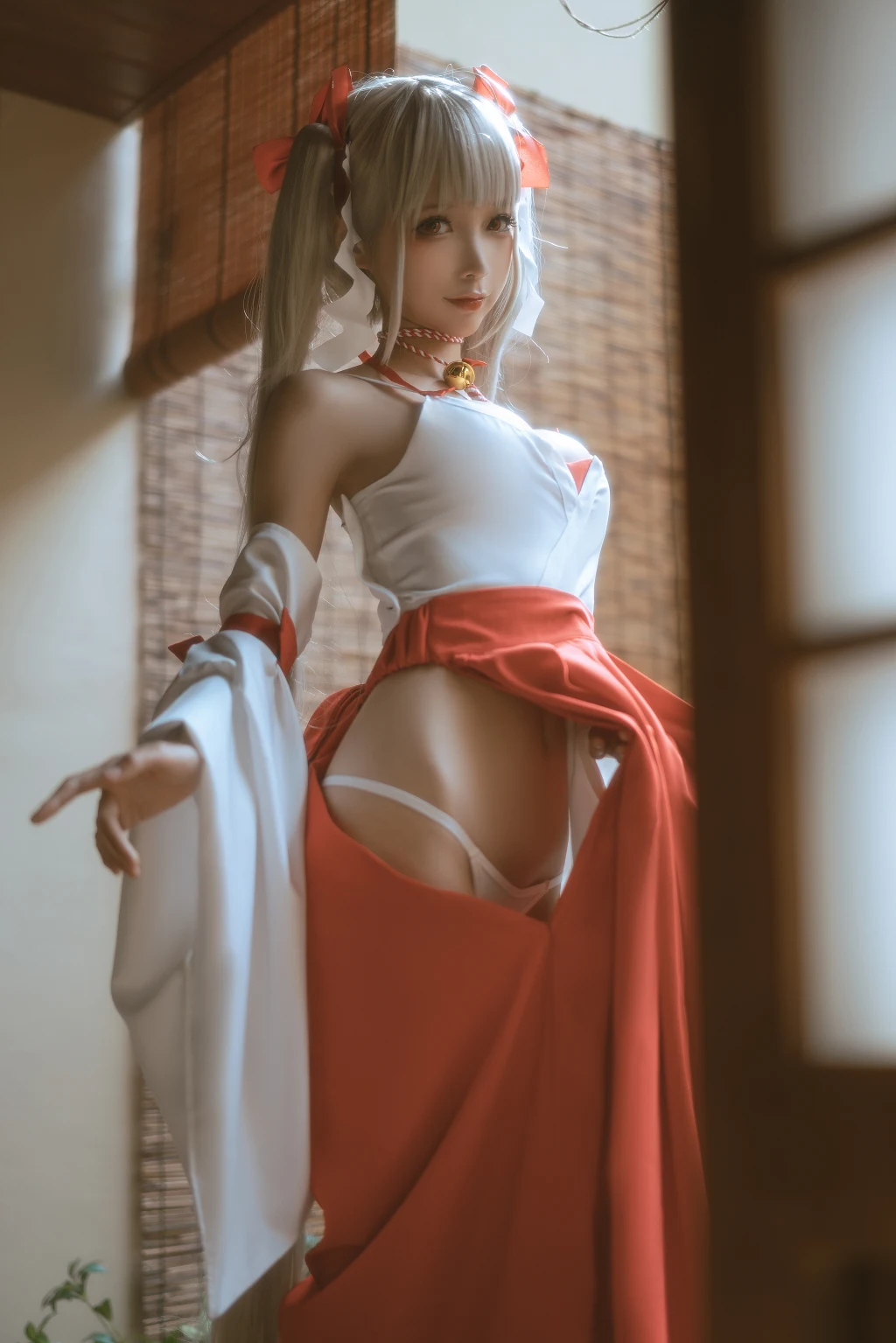 Coser蠢沫沫 chunmomo Vol132 可畏 巫女 55 photos - 39