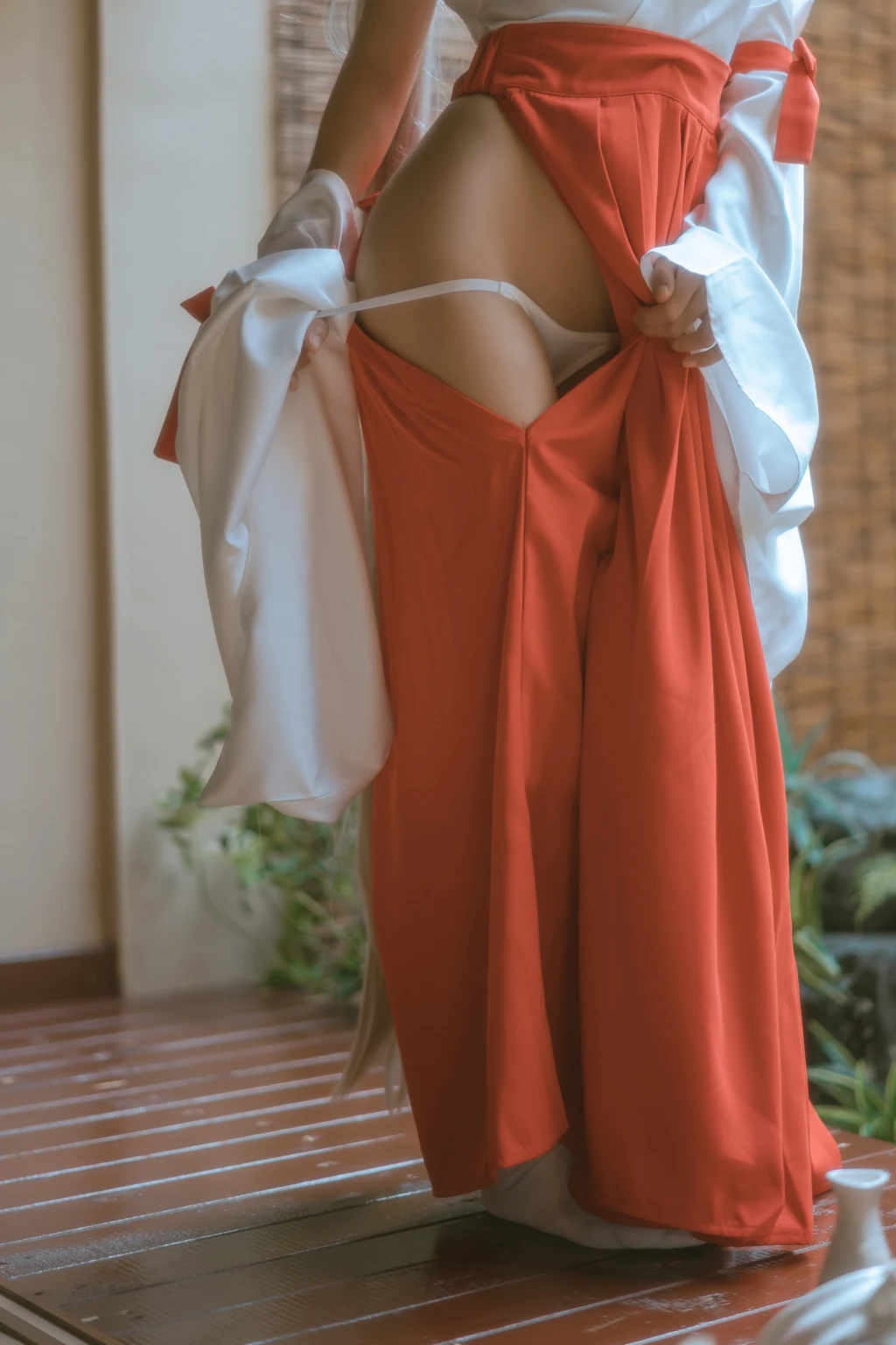 Coser蠢沫沫 chunmomo Vol132 可畏 巫女 55 photos - 40