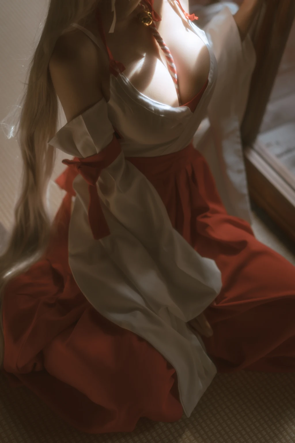 Coser蠢沫沫 chunmomo Vol132 可畏 巫女 55 photos - 43