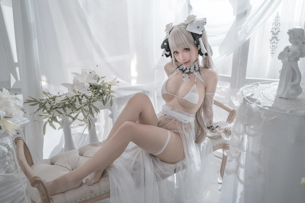 Coser蠢沫沫 chunmomo Vol133 可畏 婚纱 57 photos - 2