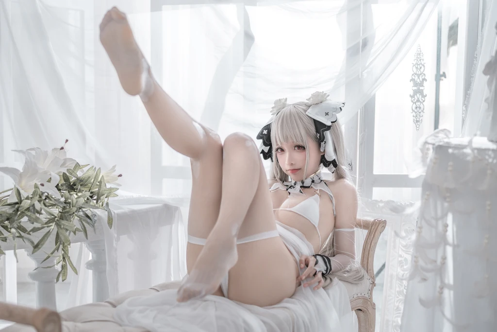 Coser蠢沫沫 chunmomo Vol133 可畏 婚纱 57 photos - 5