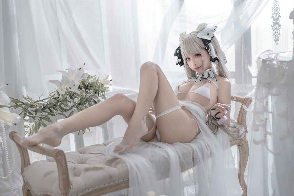 Coser蠢沫沫 chunmomo Vol133 可畏 婚纱 57 photos - 7