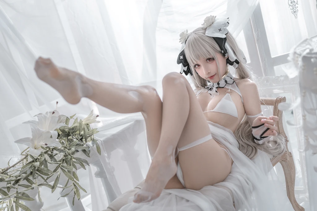 Coser蠢沫沫 chunmomo Vol133 可畏 婚纱 57 photos - 8