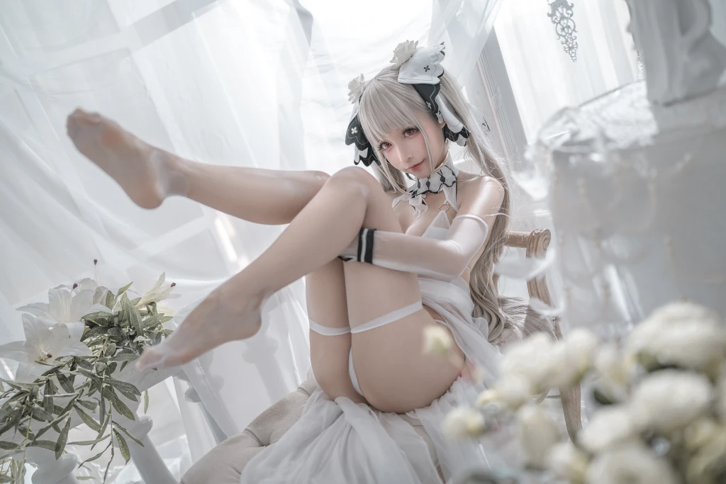 Coser蠢沫沫 chunmomo Vol133 可畏 婚纱 57 photos - 9