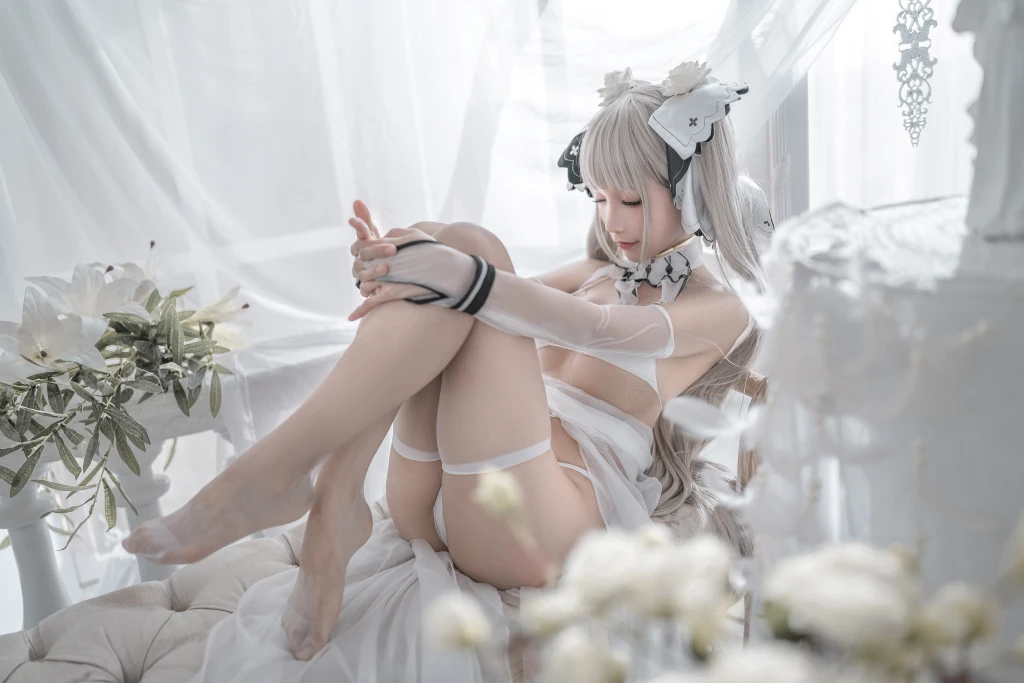 Coser蠢沫沫 chunmomo Vol133 可畏 婚纱 57 photos - 10