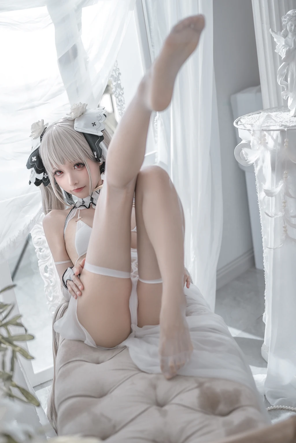 Coser蠢沫沫 chunmomo Vol133 可畏 婚纱 57 photos - 16