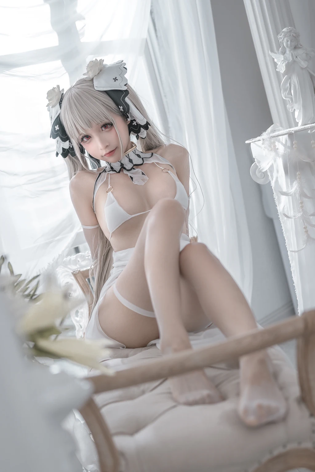 Coser蠢沫沫 chunmomo Vol133 可畏 婚纱 57 photos - 17