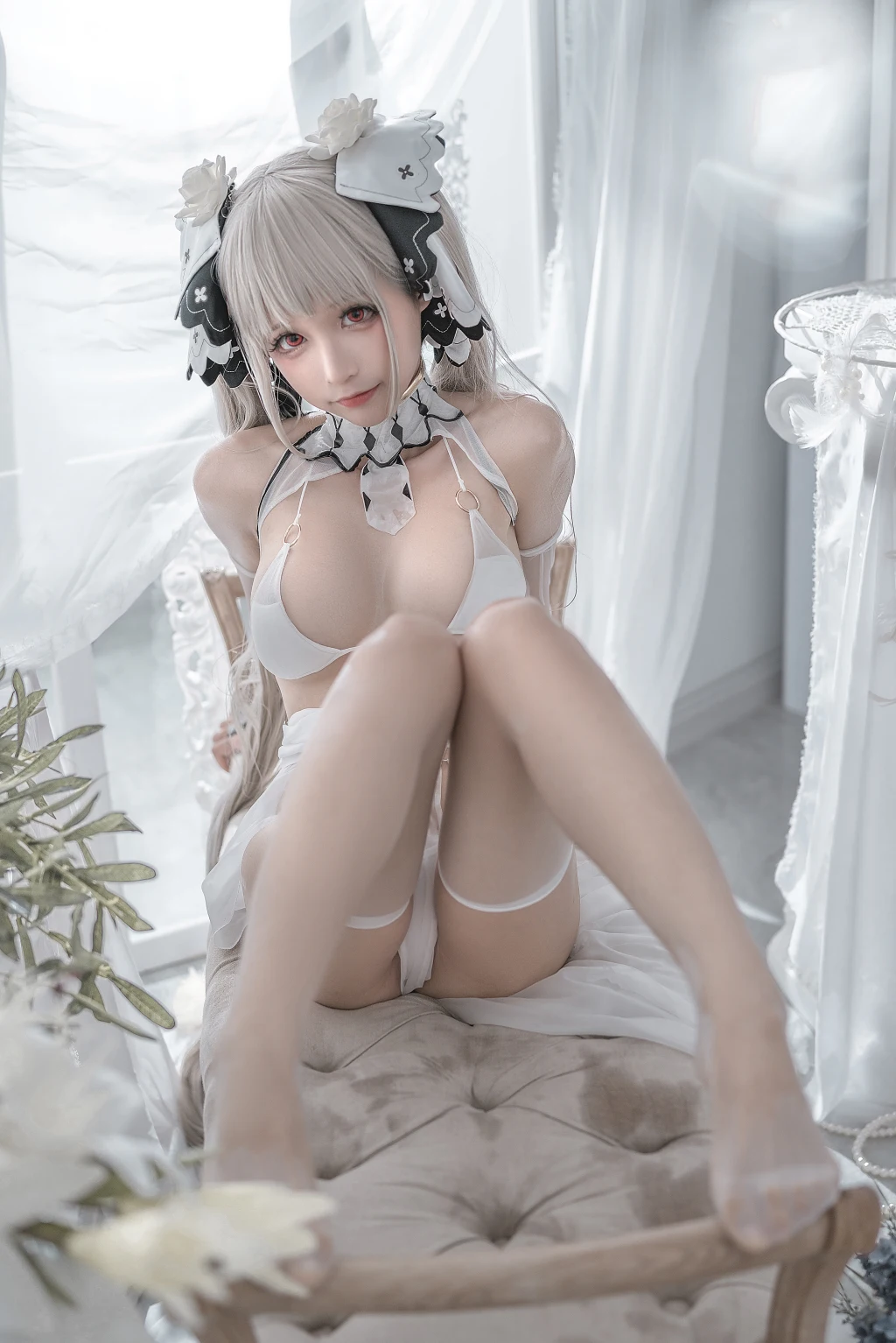 Coser蠢沫沫 chunmomo Vol133 可畏 婚纱 57 photos - 20