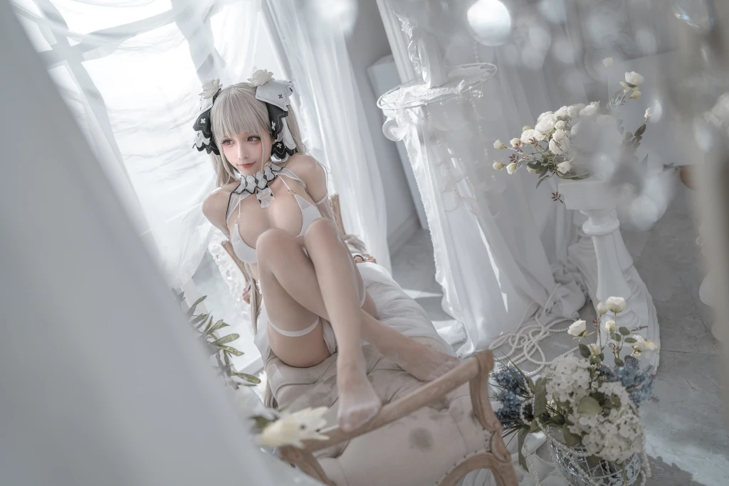 Coser蠢沫沫 chunmomo Vol133 可畏 婚纱 57 photos - 21