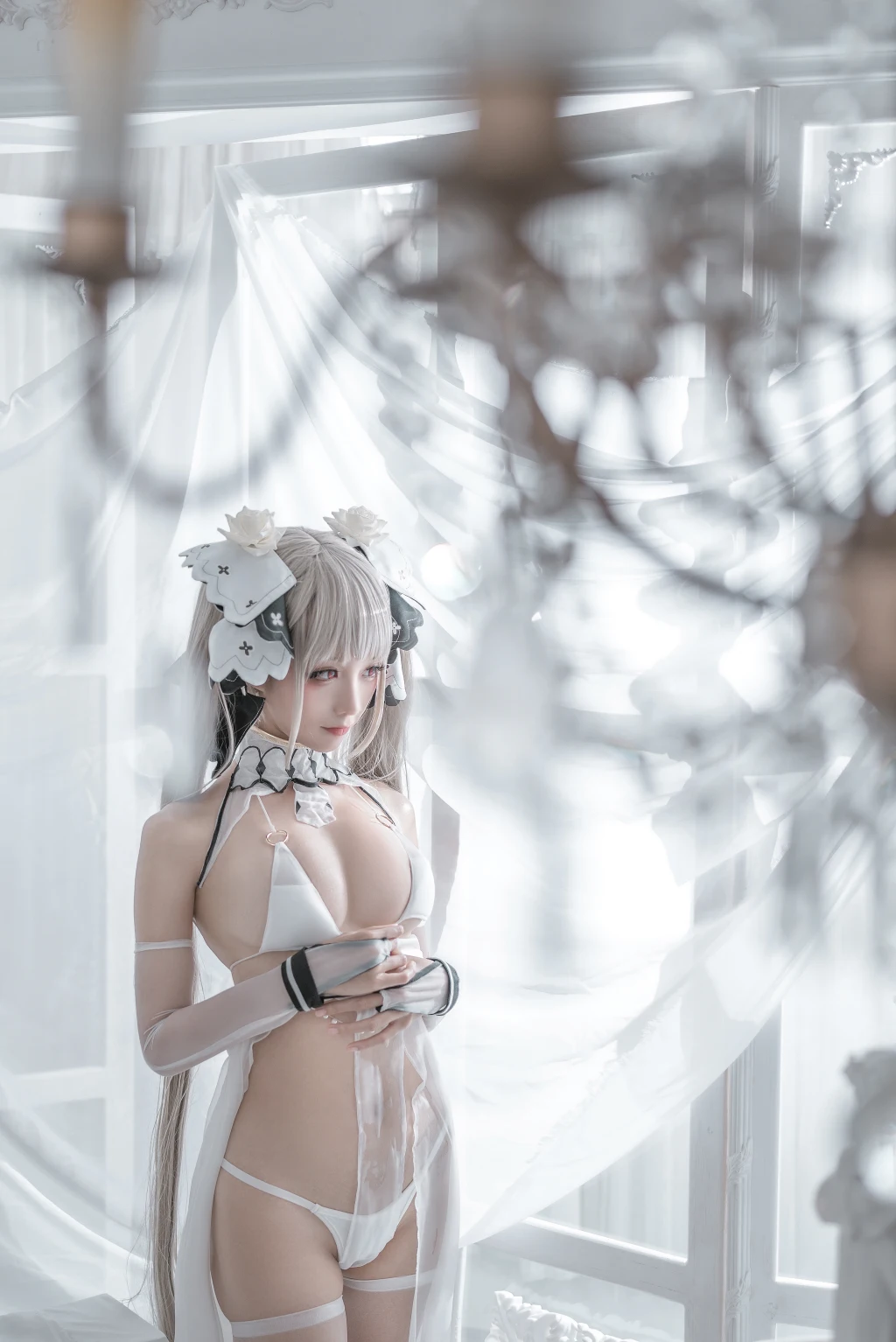 Coser蠢沫沫 chunmomo Vol133 可畏 婚纱 57 photos - 42
