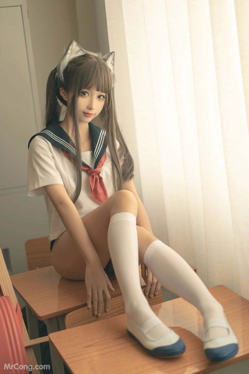 Coser蠢沫沫 chunmomo Vol137 放学后 130 photos - 17