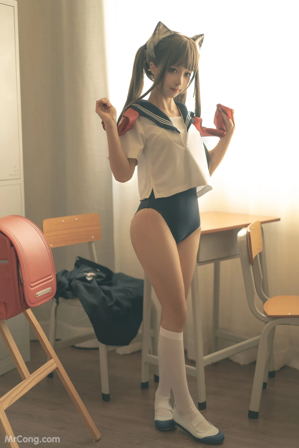 Coser蠢沫沫 chunmomo Vol137 放学后 130 photos - 27