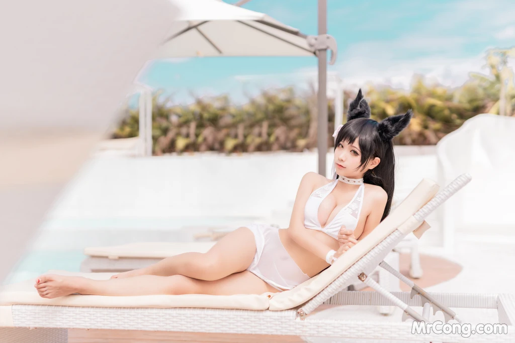 Coser蠢沫沫 chunmomo Vol138 爱宕 犬 泳装 37 photos - 2