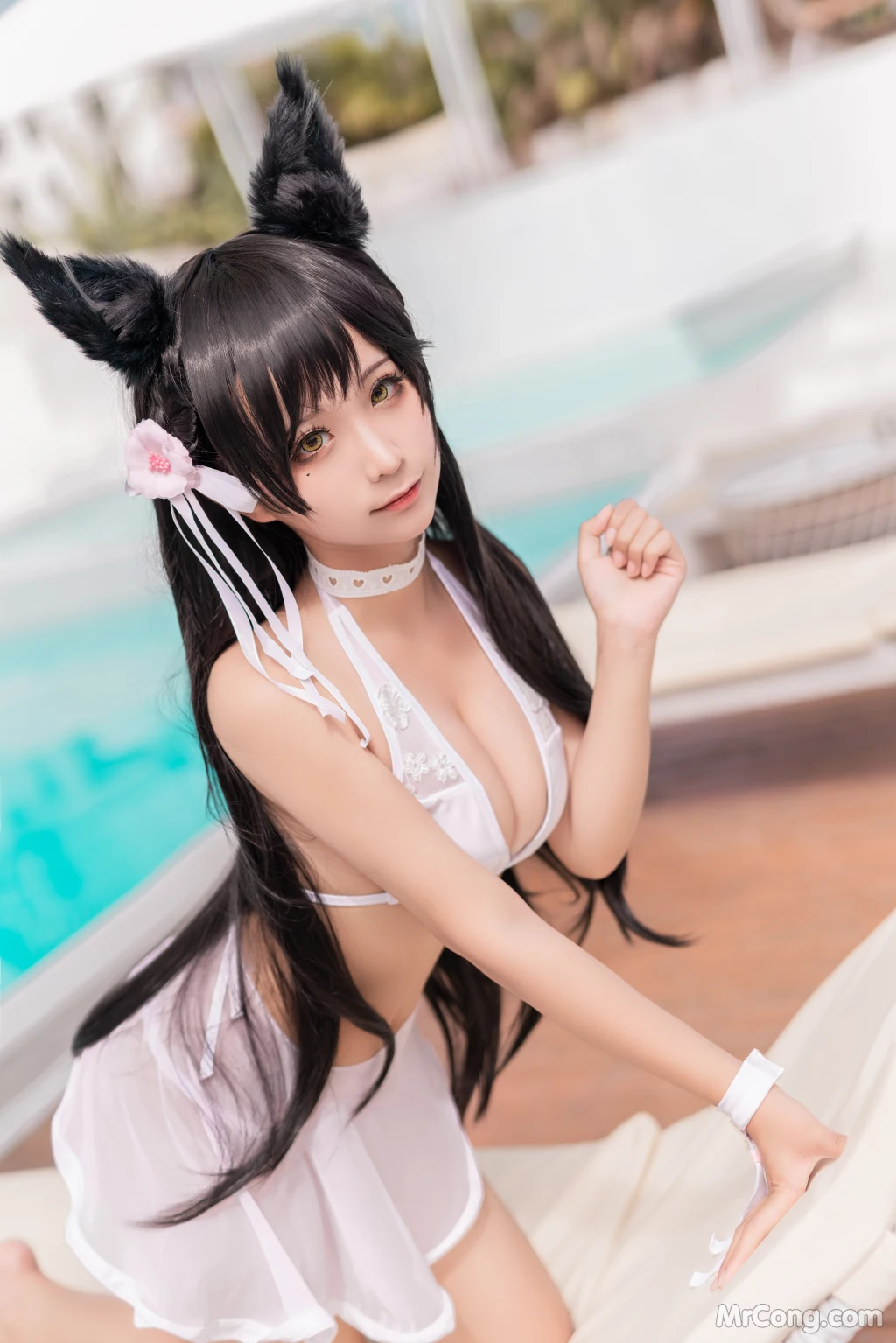 Coser蠢沫沫 chunmomo Vol138 爱宕 犬 泳装 37 photos - 23