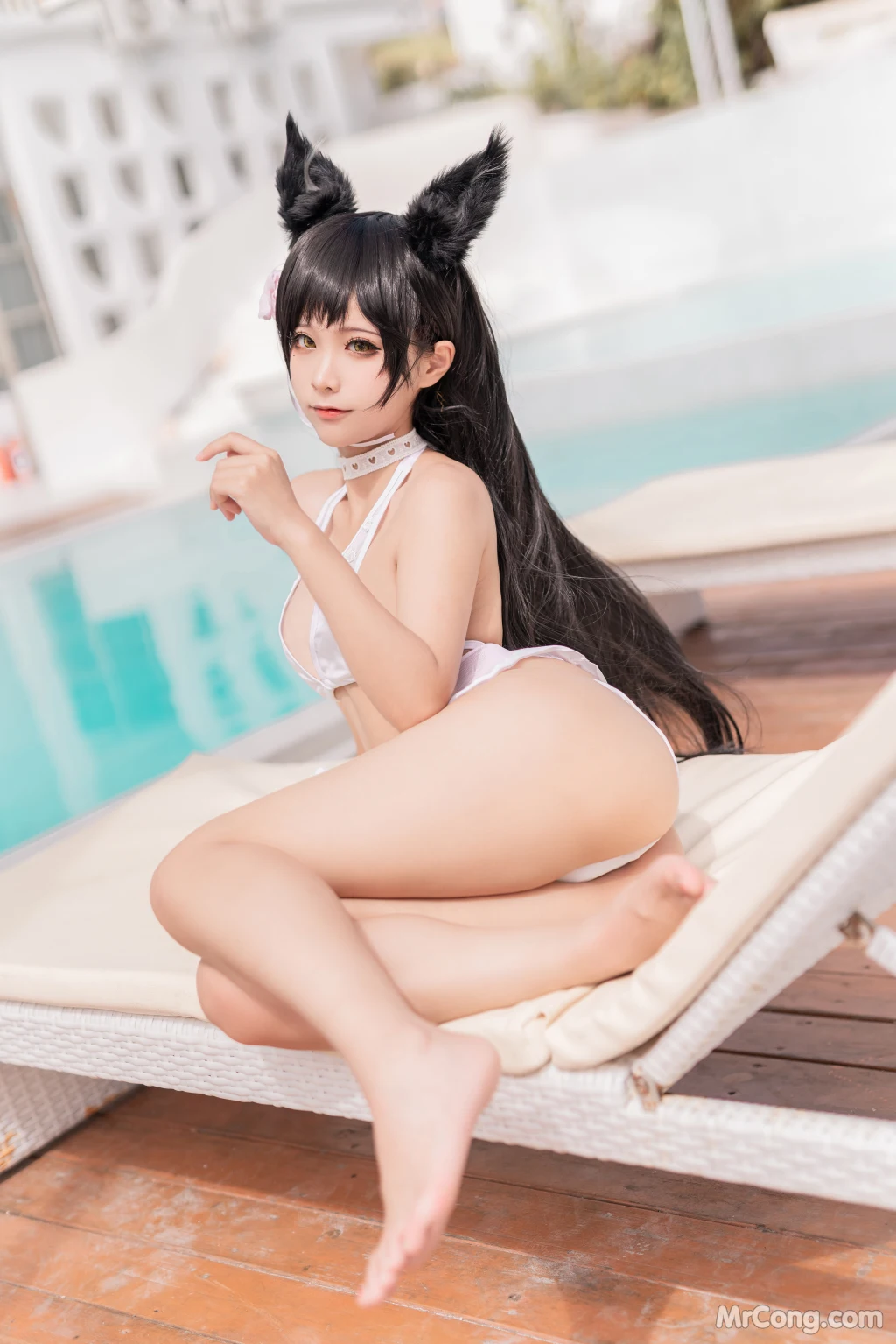 Coser蠢沫沫 chunmomo Vol138 爱宕 犬 泳装 37 photos - 34