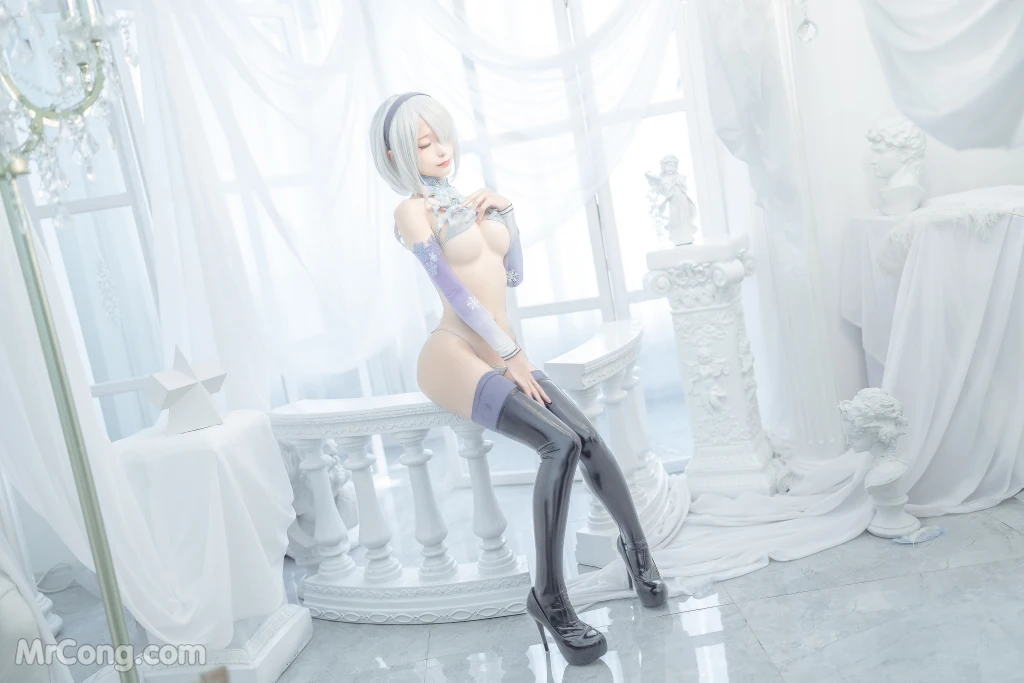 Coser蠢沫沫 chunmomo Vol144 2B-冰雪 35 photos - 2