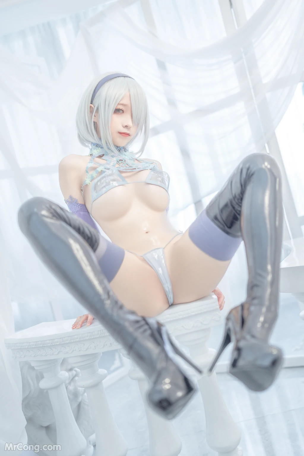 Coser蠢沫沫 chunmomo Vol144 2B-冰雪 35 photos - 22