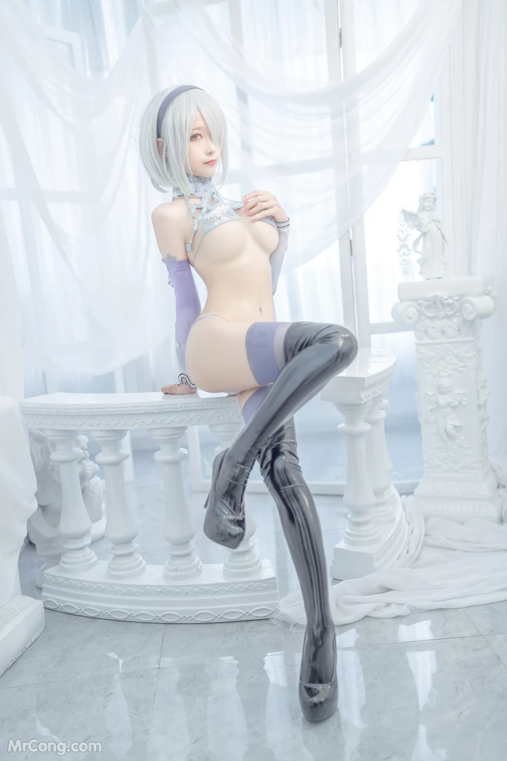 Coser蠢沫沫 chunmomo Vol144 2B-冰雪 35 photos - 26