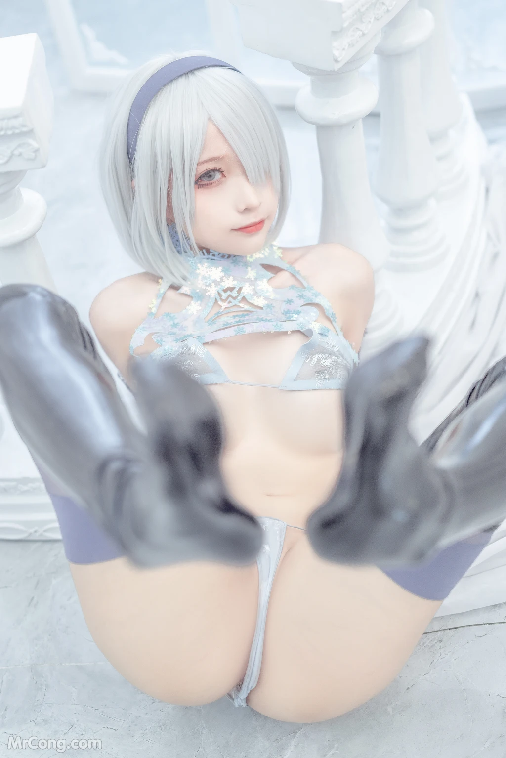 Coser蠢沫沫 chunmomo Vol144 2B-冰雪 35 photos - 30