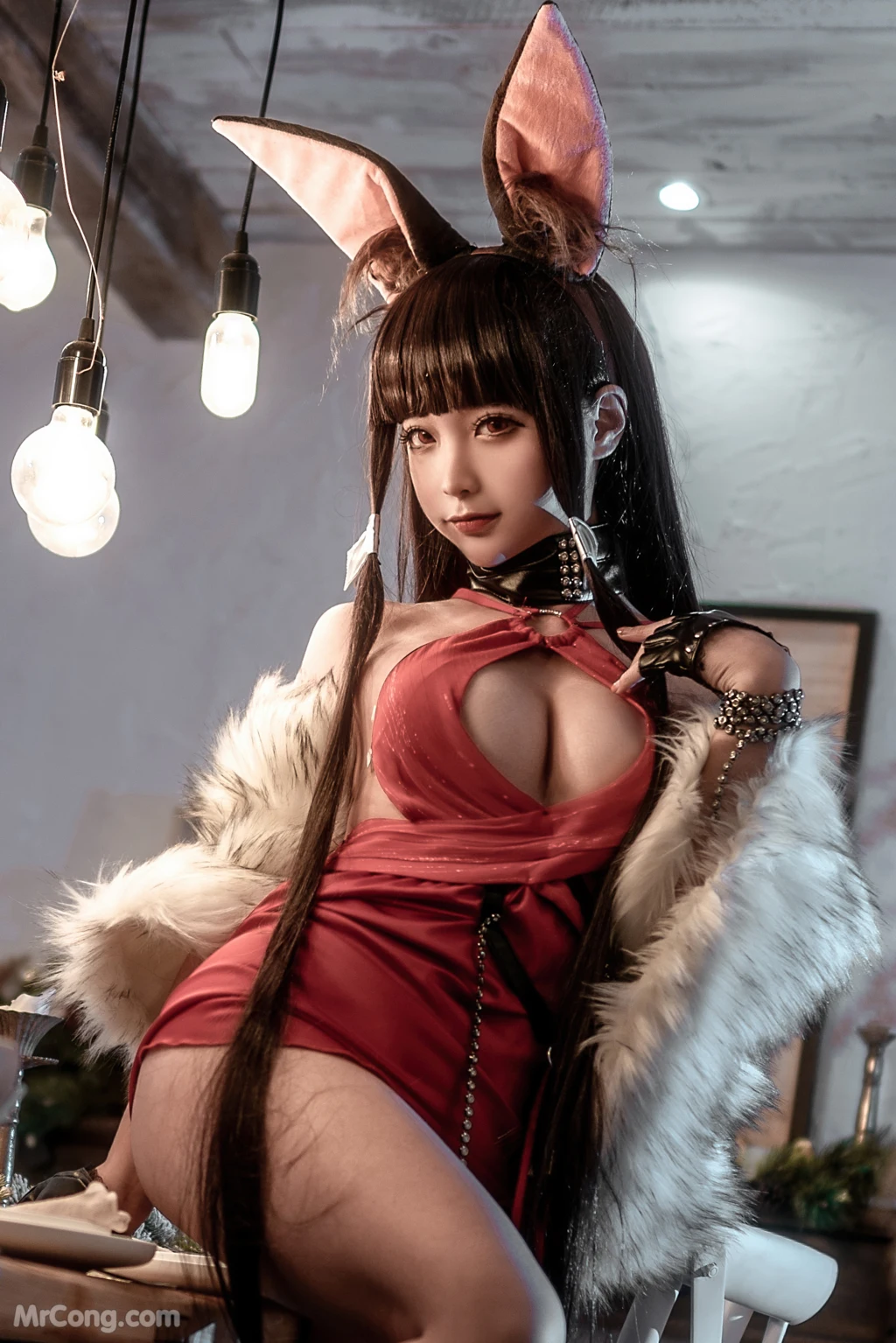 Coser蠢沫沫 chunmomo Vol147 碧蓝航线 赤城 40 photos - 17
