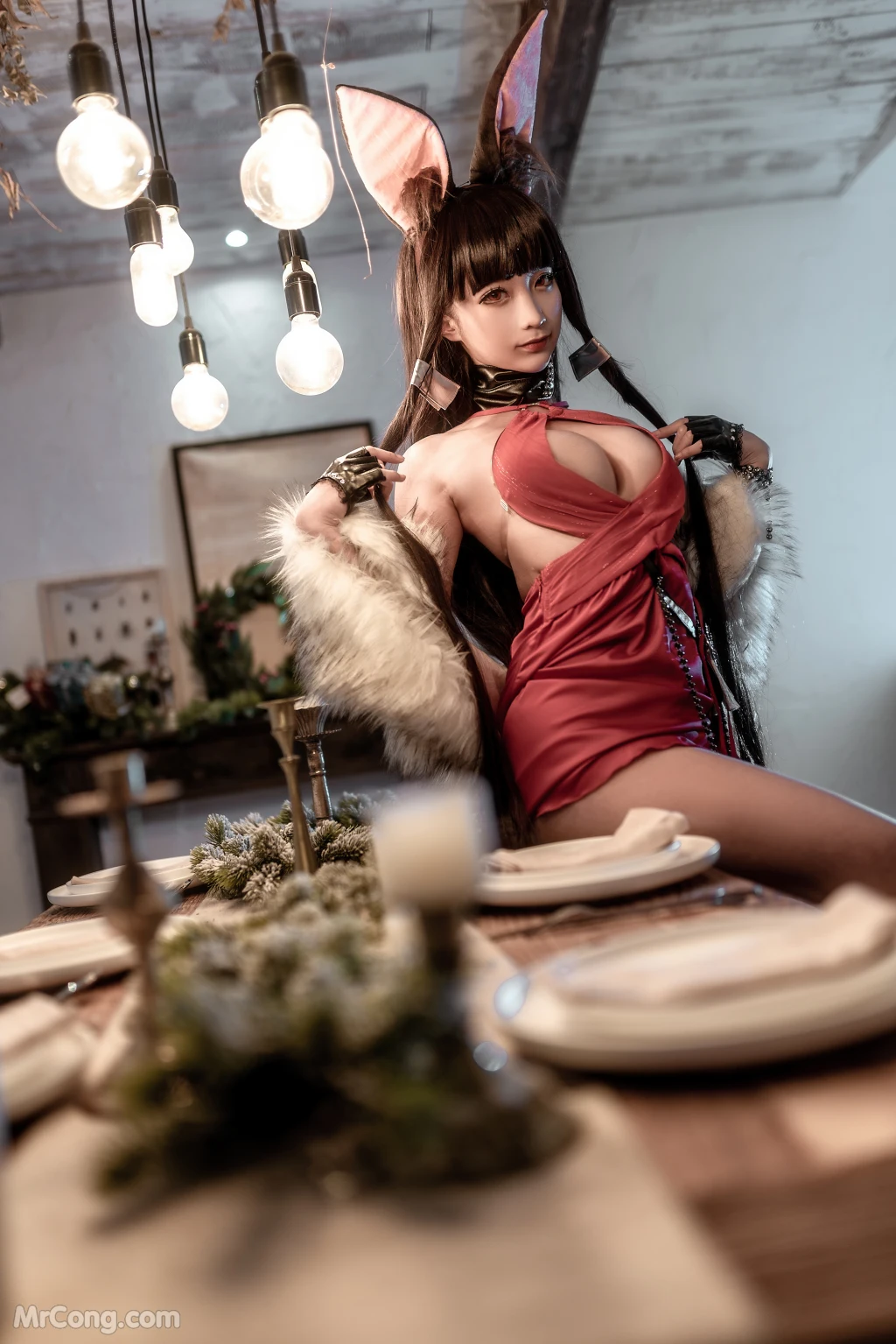Coser蠢沫沫 chunmomo Vol147 碧蓝航线 赤城 40 photos - 24