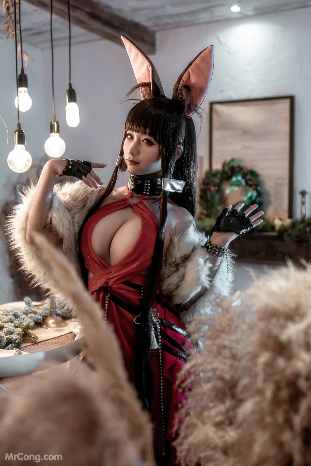 Coser蠢沫沫 chunmomo Vol147 碧蓝航线 赤城 40 photos - 35