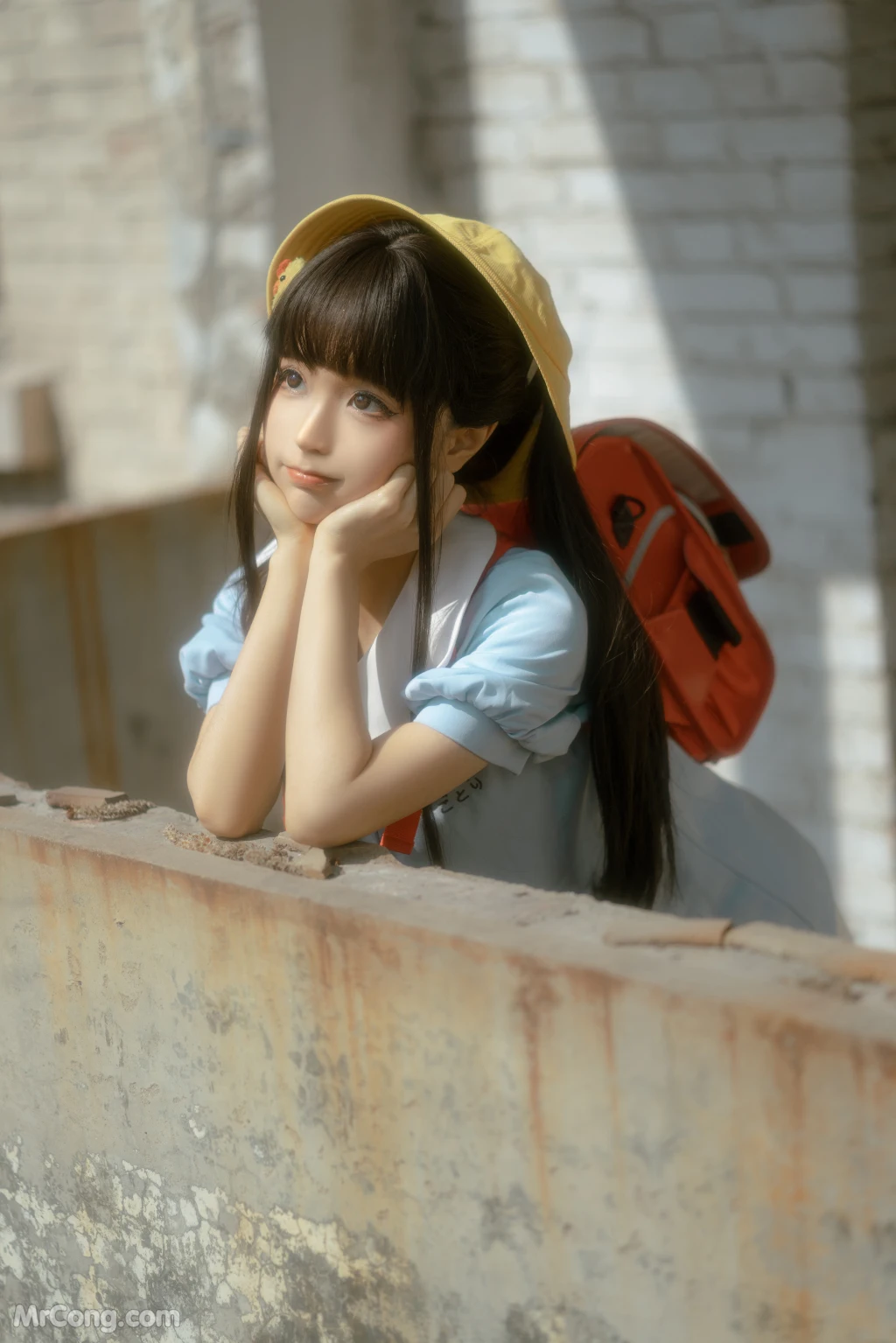 Coser蠢沫沫 chunmomo Vol150 小黄帽 107 photos - 8