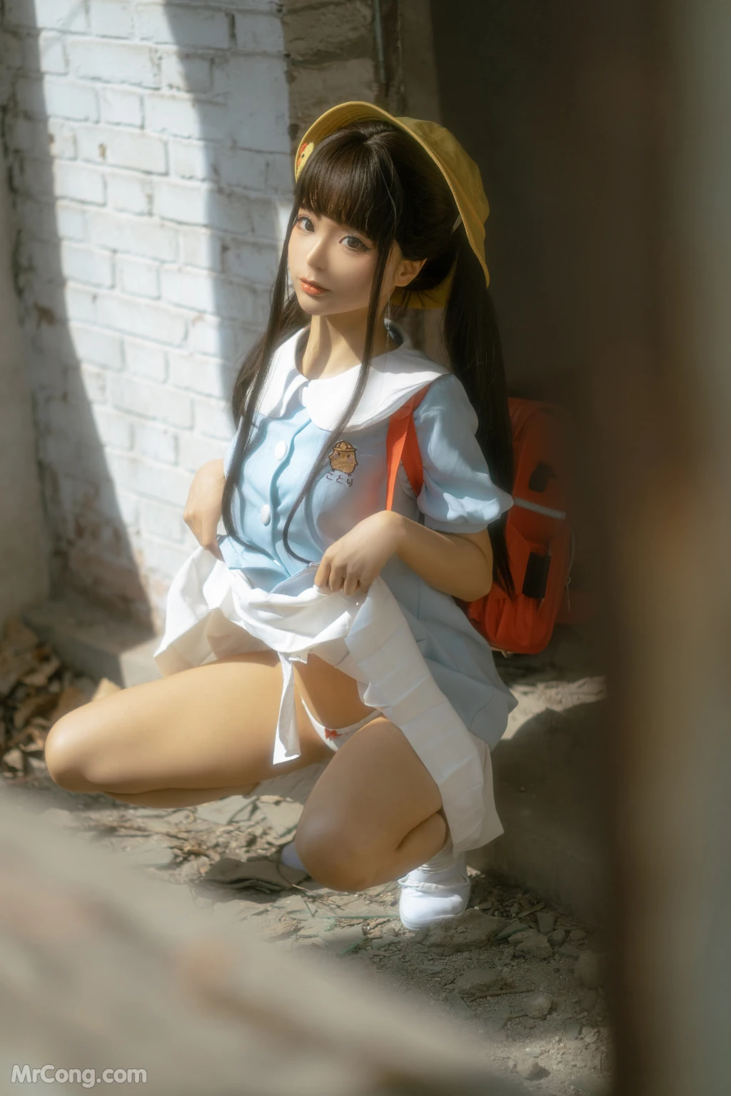 Coser蠢沫沫 chunmomo Vol150 小黄帽 107 photos - 11
