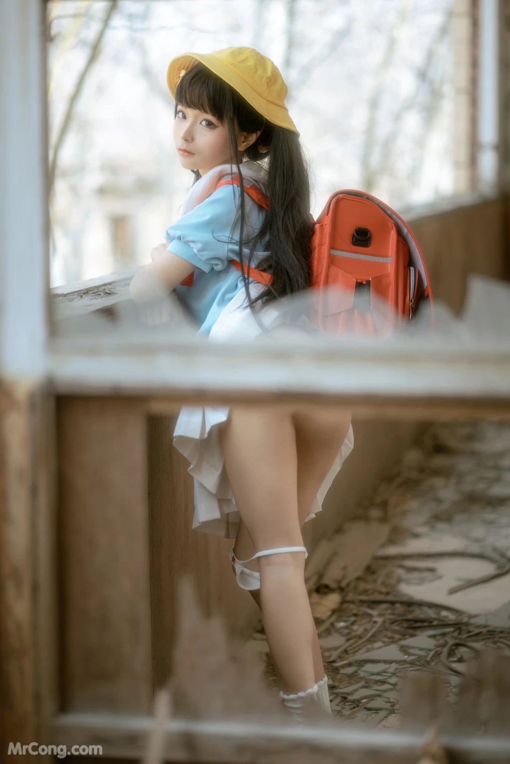 Coser蠢沫沫 chunmomo Vol150 小黄帽 107 photos - 48