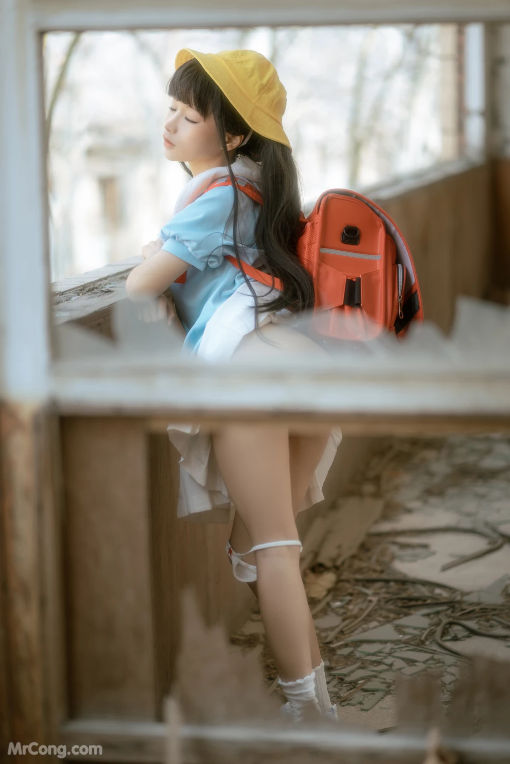 Coser蠢沫沫 chunmomo Vol150 小黄帽 107 photos - 49