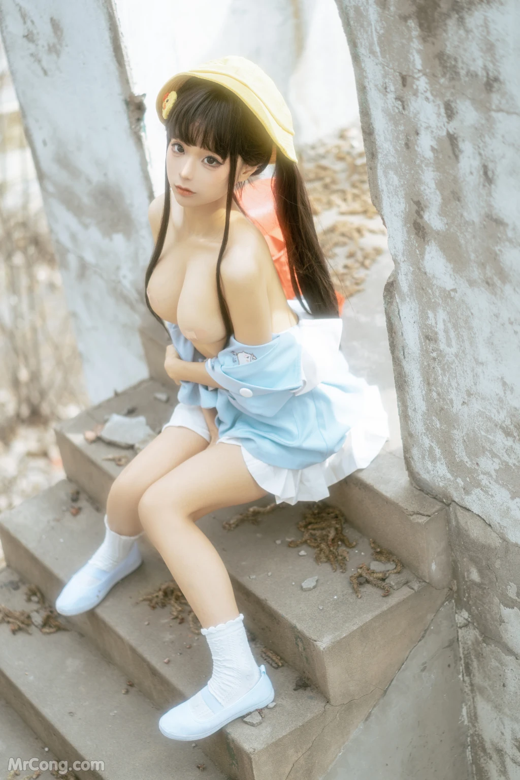Coser蠢沫沫 chunmomo Vol150 小黄帽 107 photos - 84