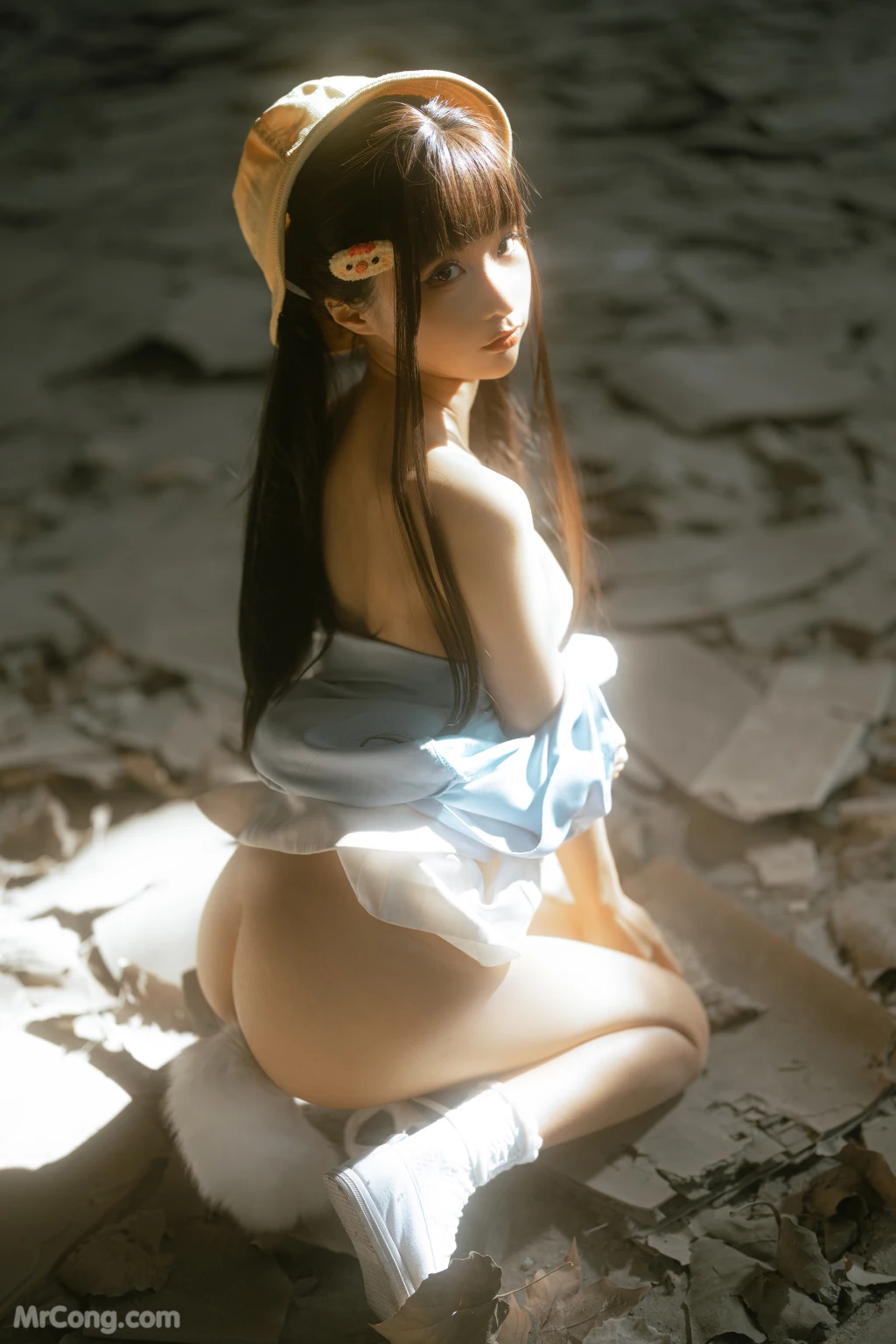Coser蠢沫沫 chunmomo Vol150 小黄帽 107 photos - 93