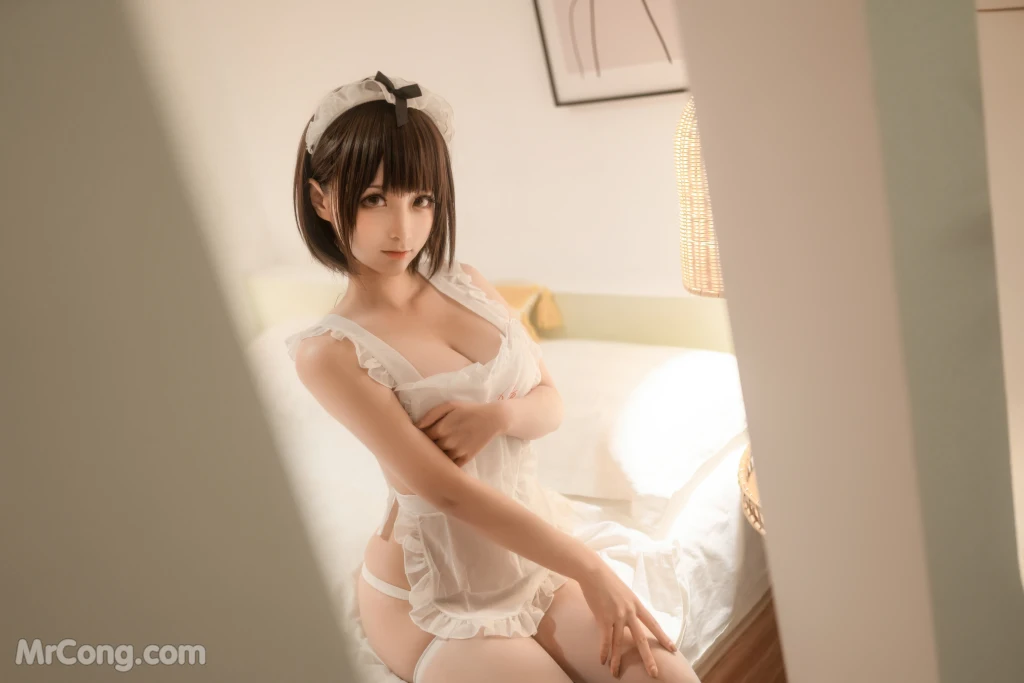 Coser蠢沫沫 chunmomo Vol151 沫沫真爱版 爱心围裙 50 photos - 4