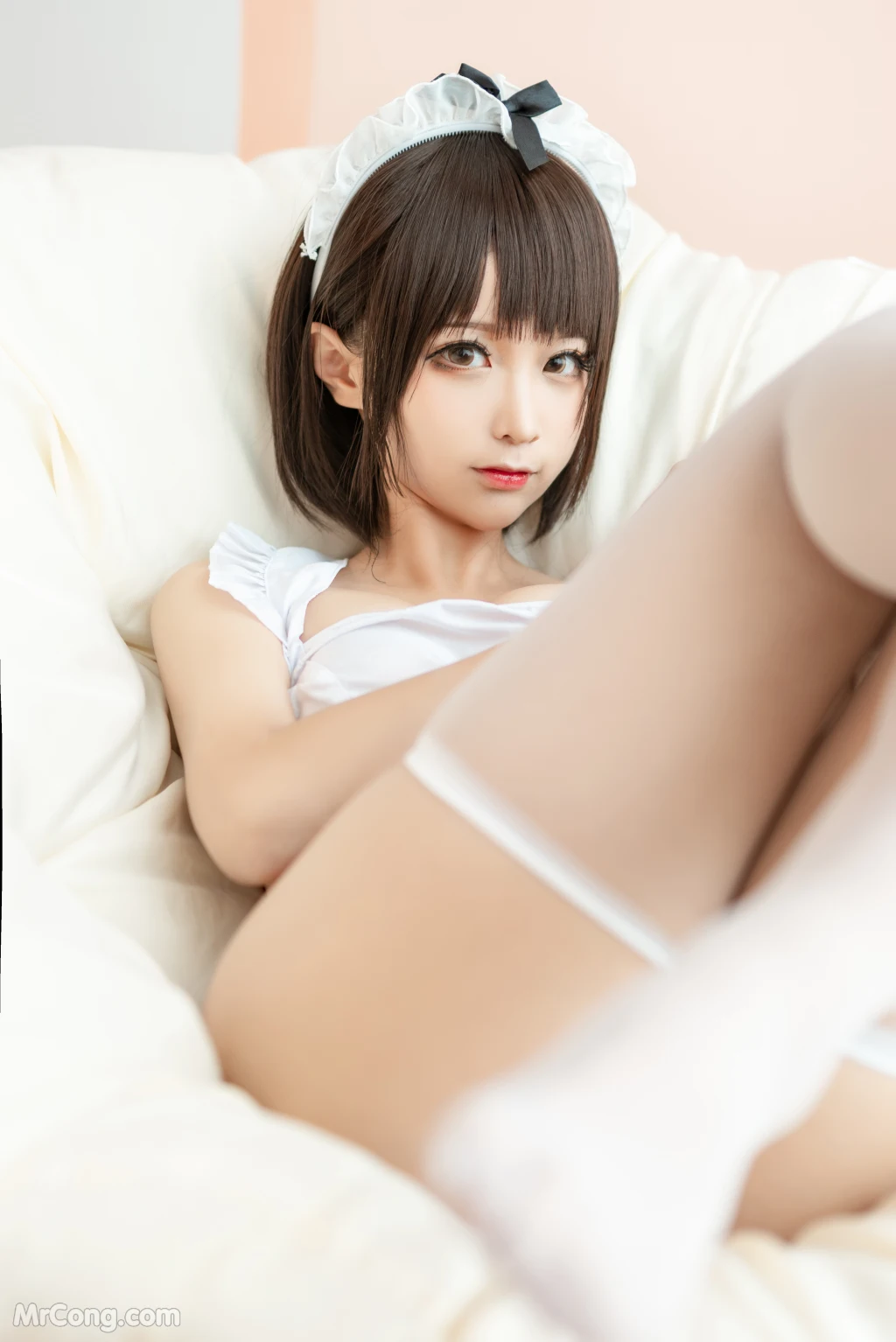 Coser蠢沫沫 chunmomo Vol153 沫沫真爱版 围裙死库水 40 photos - 22