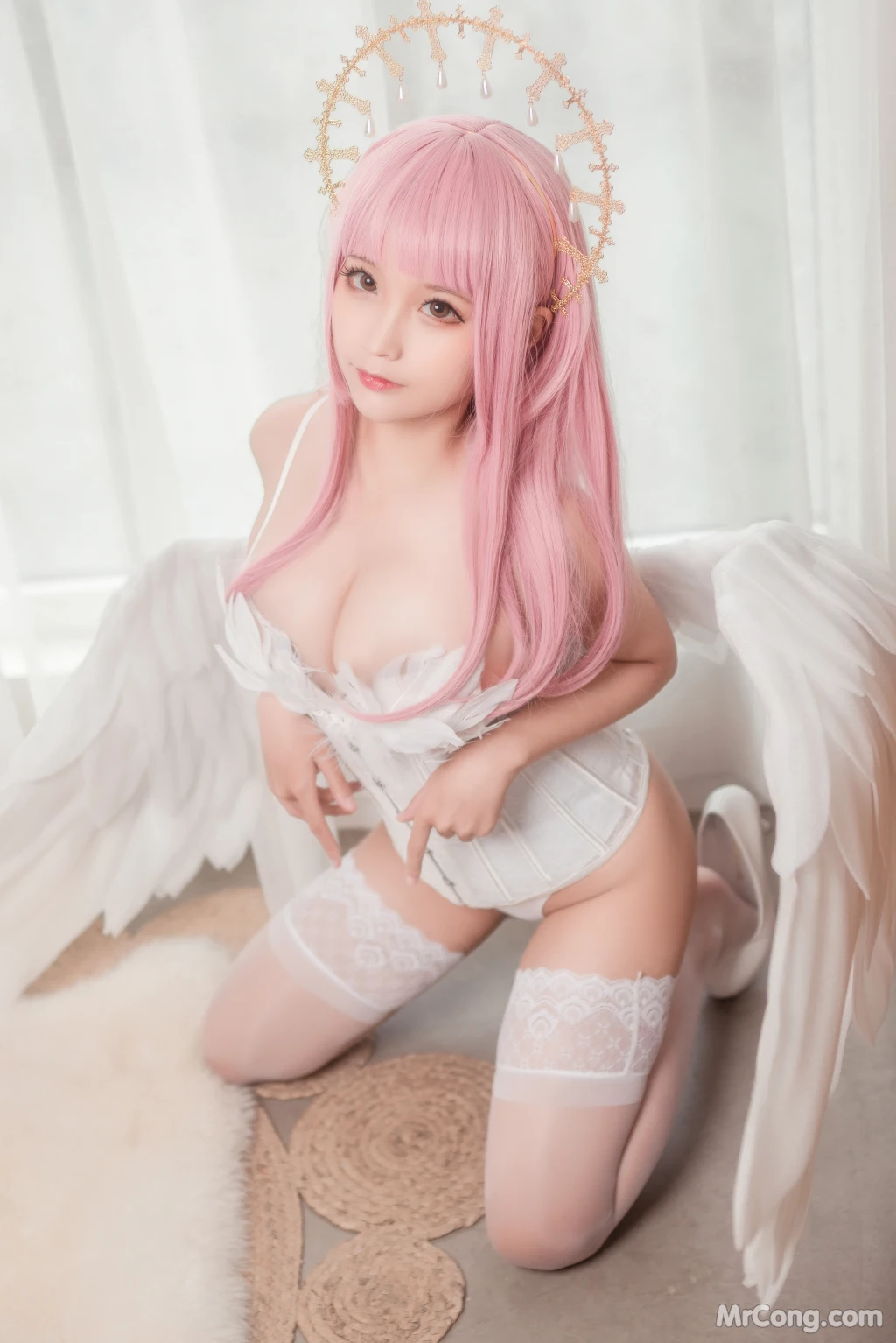 Coser蠢沫沫 chunmomo Vol157 沫沫真爱版 天使本-光天使 45 photos - 3