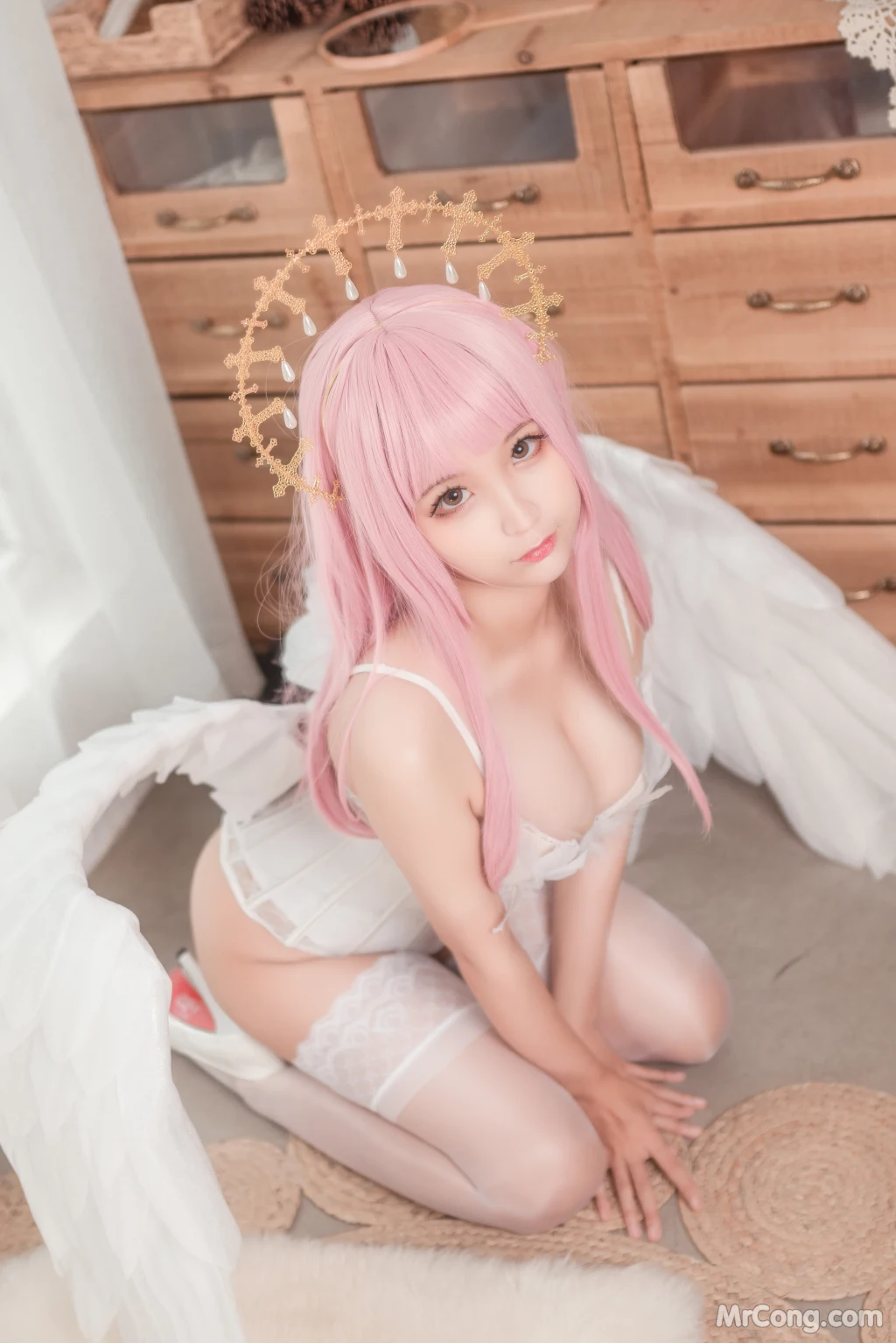 Coser蠢沫沫 chunmomo Vol157 沫沫真爱版 天使本-光天使 45 photos - 8