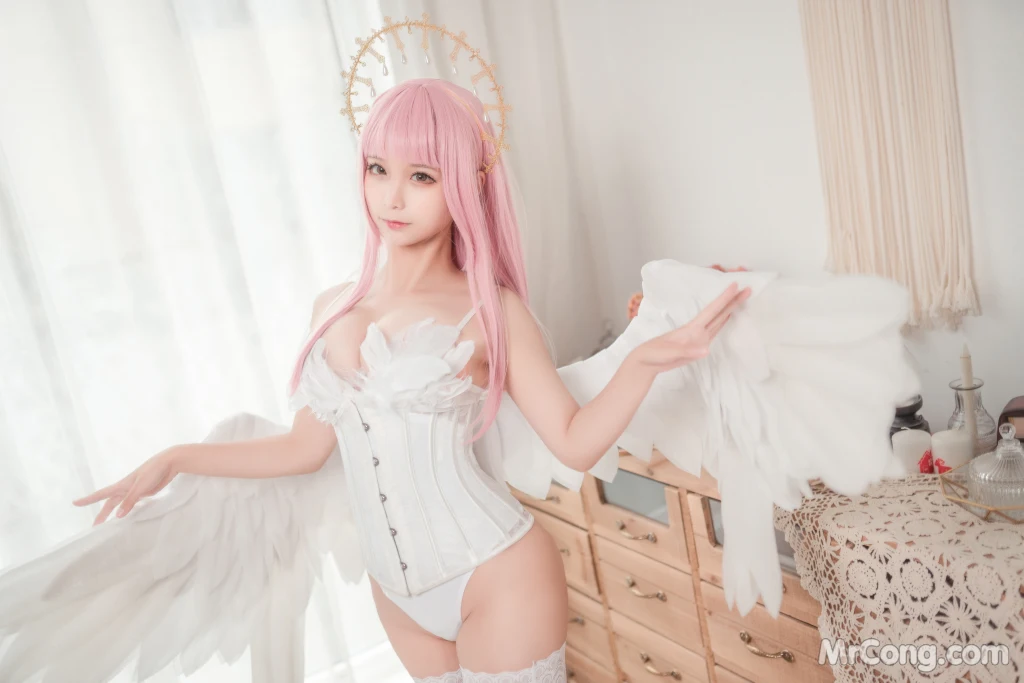 Coser蠢沫沫 chunmomo Vol157 沫沫真爱版 天使本-光天使 45 photos - 34