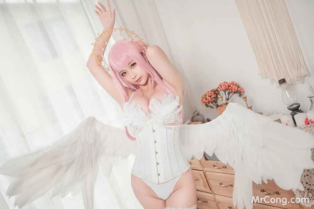 Coser蠢沫沫 chunmomo Vol157 沫沫真爱版 天使本-光天使 45 photos - 35