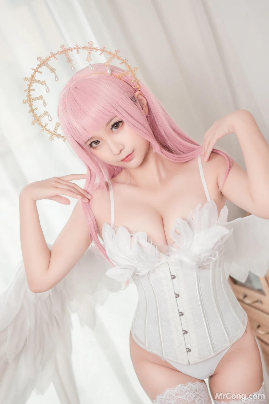 Coser蠢沫沫 chunmomo Vol157 沫沫真爱版 天使本-光天使 45 photos - 38
