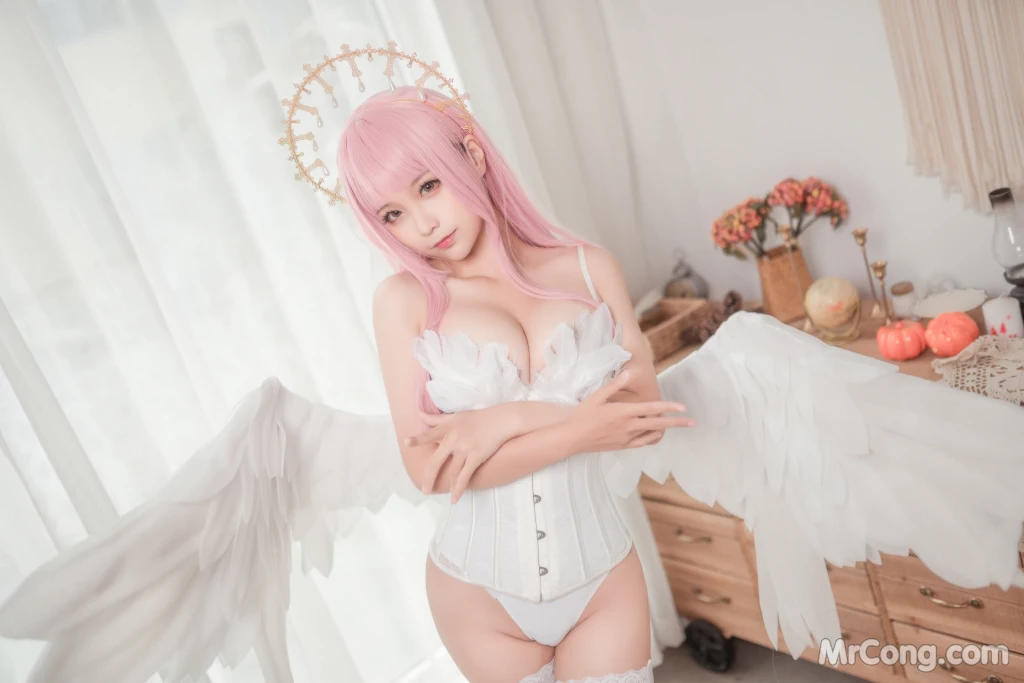 Coser蠢沫沫 chunmomo Vol157 沫沫真爱版 天使本-光天使 45 photos - 41