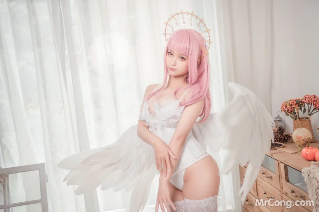 Coser蠢沫沫 chunmomo Vol157 沫沫真爱版 天使本-光天使 45 photos - 43