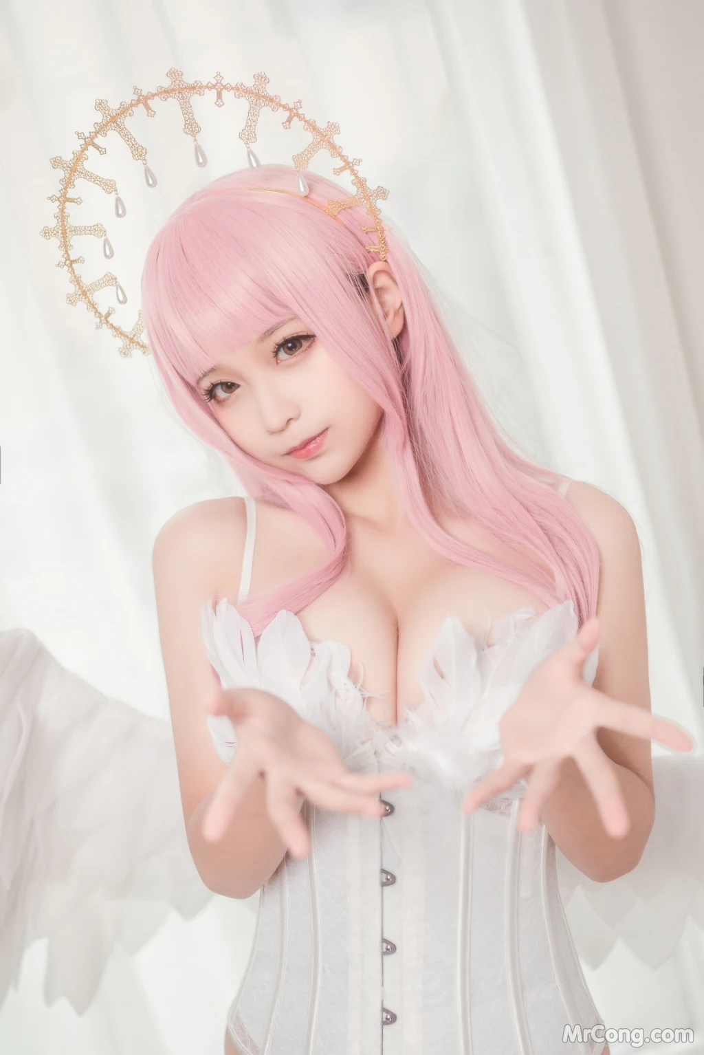 Coser蠢沫沫 chunmomo Vol157 沫沫真爱版 天使本-光天使 45 photos - 44