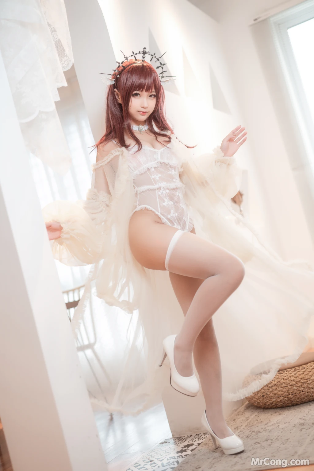 Coser蠢沫沫 chunmomo Vol158 沫沫真爱版 天使本-火天使 40 photos - 26