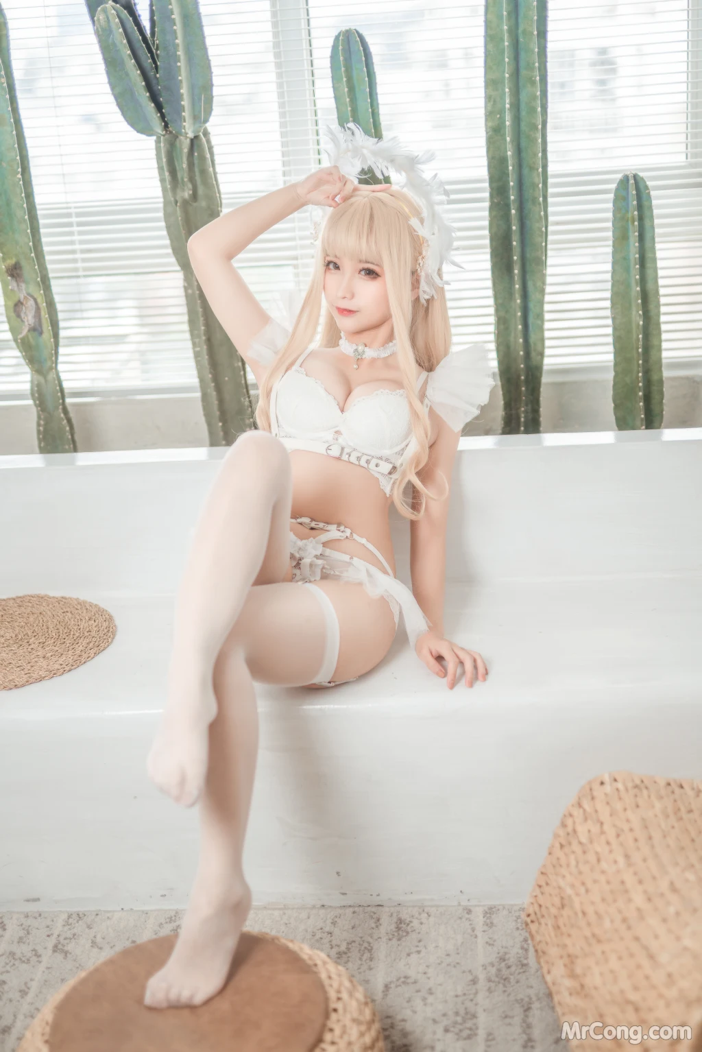 Coser蠢沫沫 chunmomo Vol159 沫沫真爱版 天使本-金天使 40 photos - 22