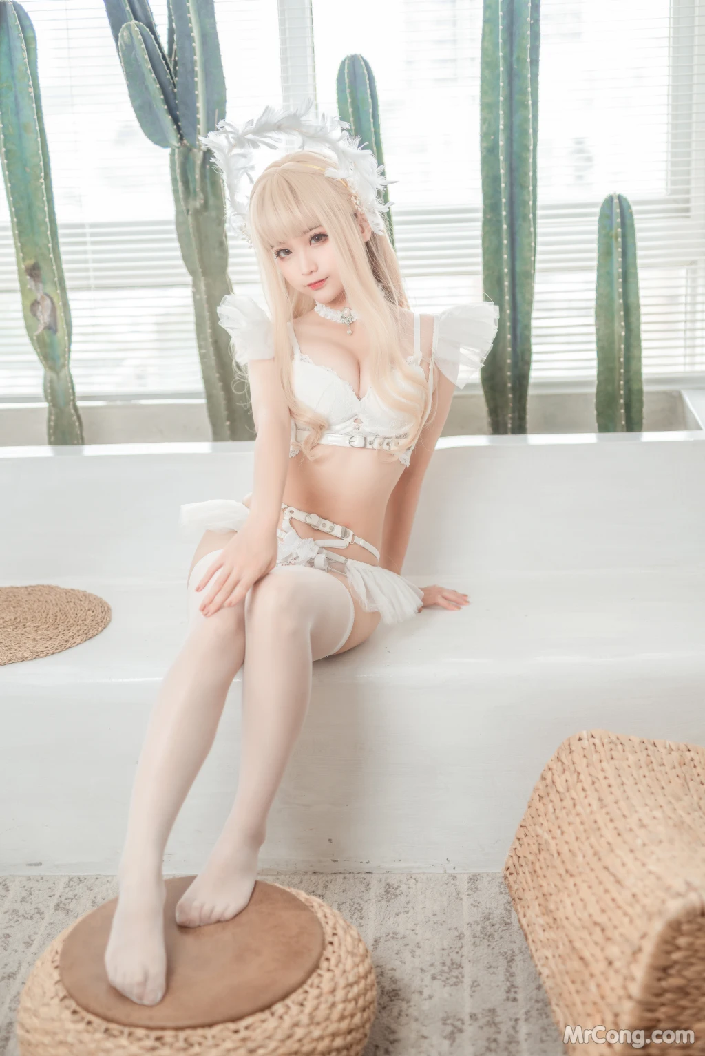 Coser蠢沫沫 chunmomo Vol159 沫沫真爱版 天使本-金天使 40 photos - 33