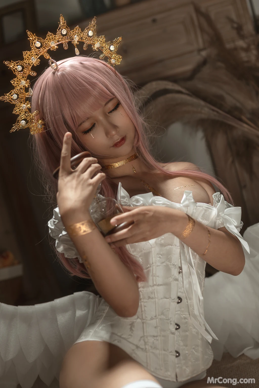 Coser蠢沫沫 chunmomo Vol160 沫沫真爱版 天使本-圣天使 40 photos - 26