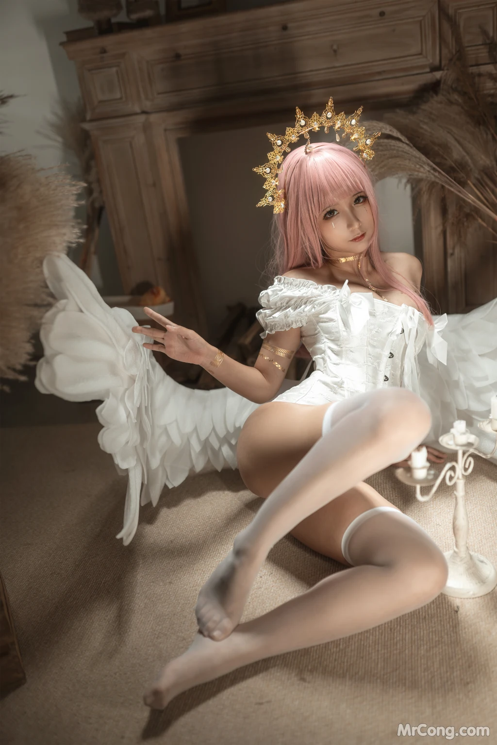 Coser蠢沫沫 chunmomo Vol160 沫沫真爱版 天使本-圣天使 40 photos - 33