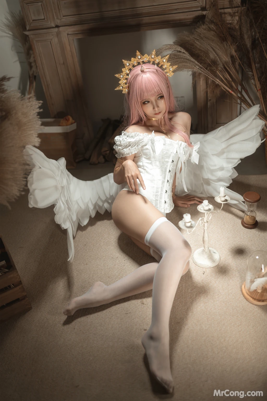 Coser蠢沫沫 chunmomo Vol160 沫沫真爱版 天使本-圣天使 40 photos - 35