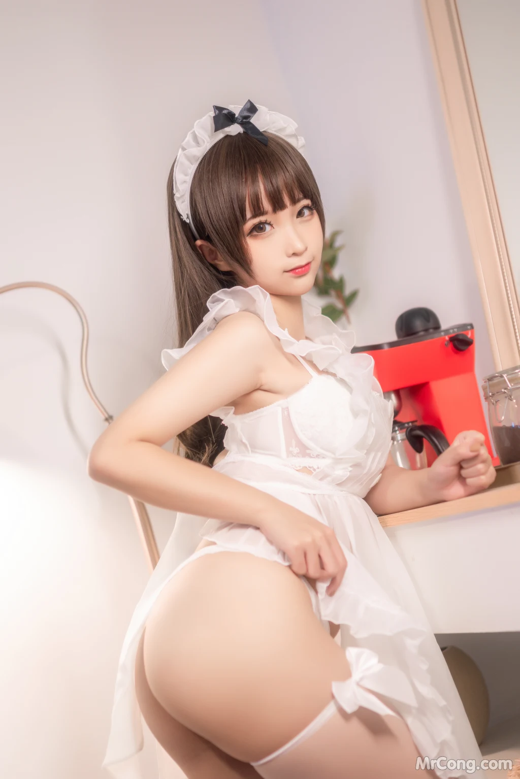 Coser蠢沫沫 chunmomo Vol163 沫沫真爱版 内衣围裙 40 photos - 13